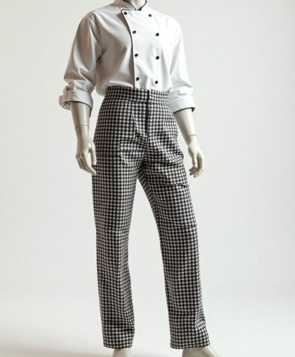 Calça Cozinheiro Pied de Poule Masculino