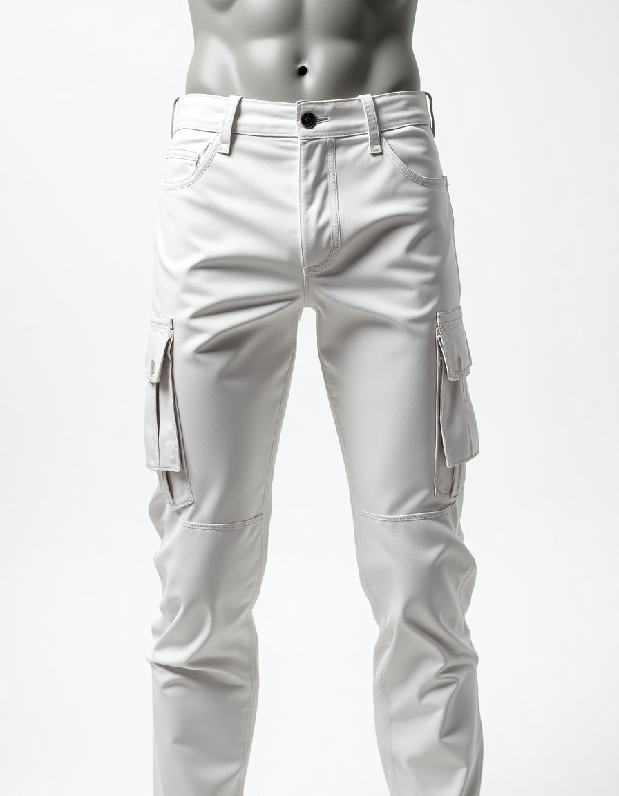 Calça Cargo Brim Masculino - Imagem 4