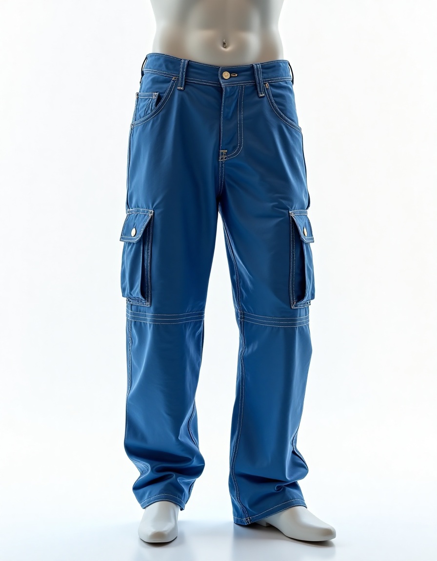 Calça Cargo Brim Masculino - Imagem 6