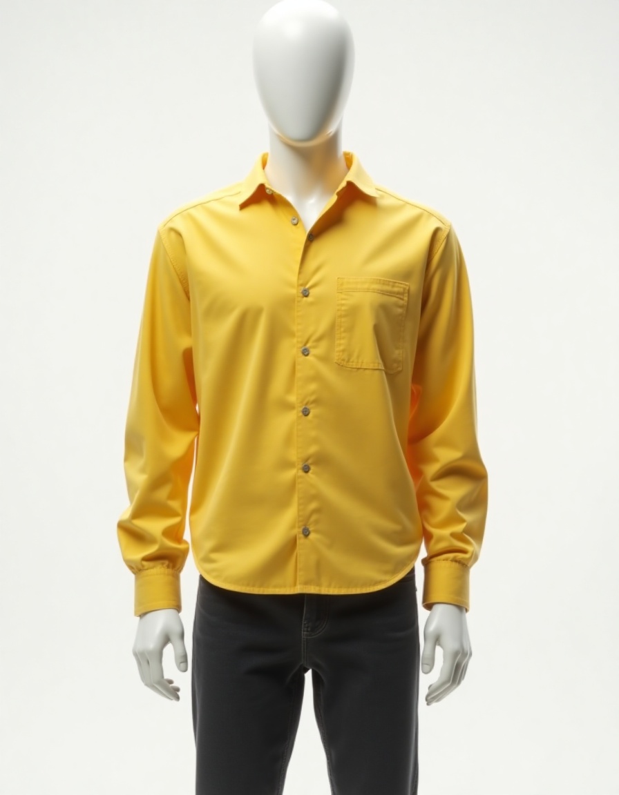 Camisa Social Tricoline Manga Longa Masculino - Imagem 9