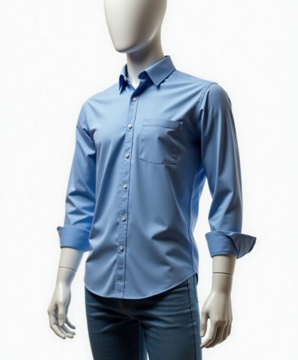 Camisa Social Tricoline Manga Longa Masculino